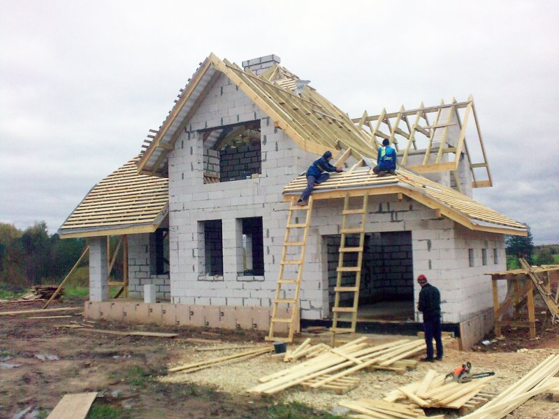 Дом газобетон
