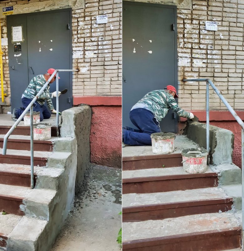 Крыльцо подъезда