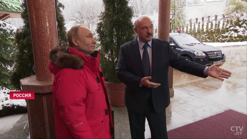 Путин в резиденции Лукашенко