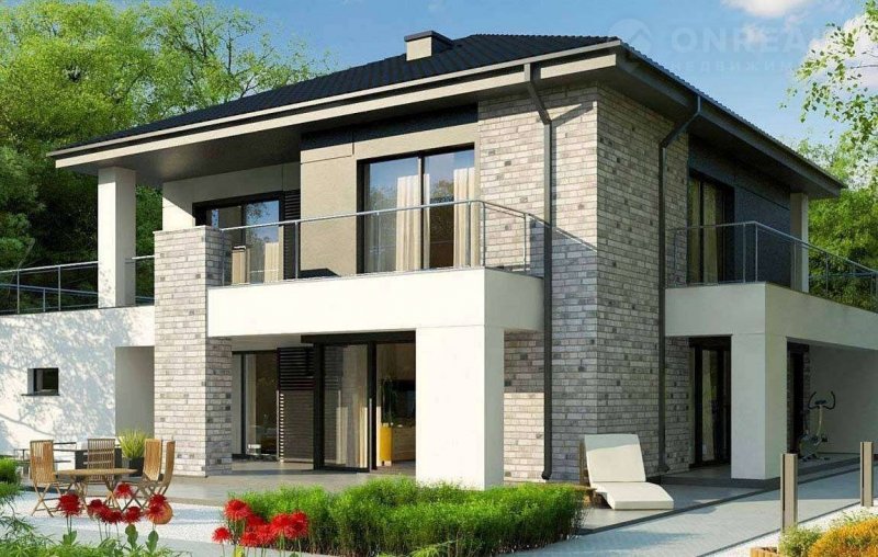 Проекты коттеджей из газобетона