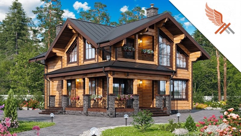 Дом из клееного бруса Саарланд