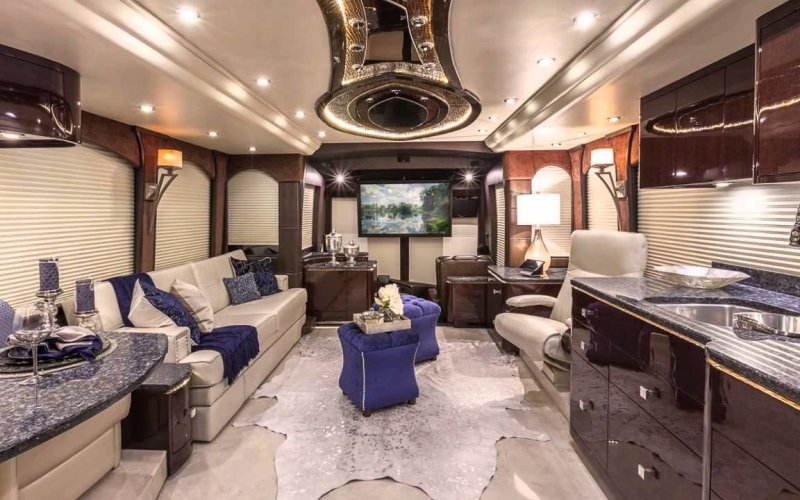 Country coach Prevost интерьер