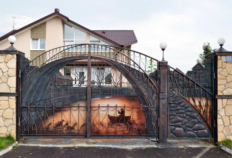 Красивые ворота