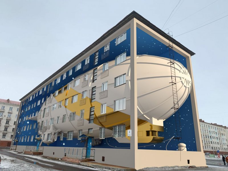 Норильск фасады СФУ