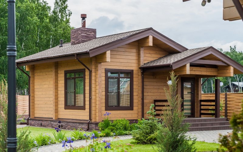 Баня из клееного бруса 9x6