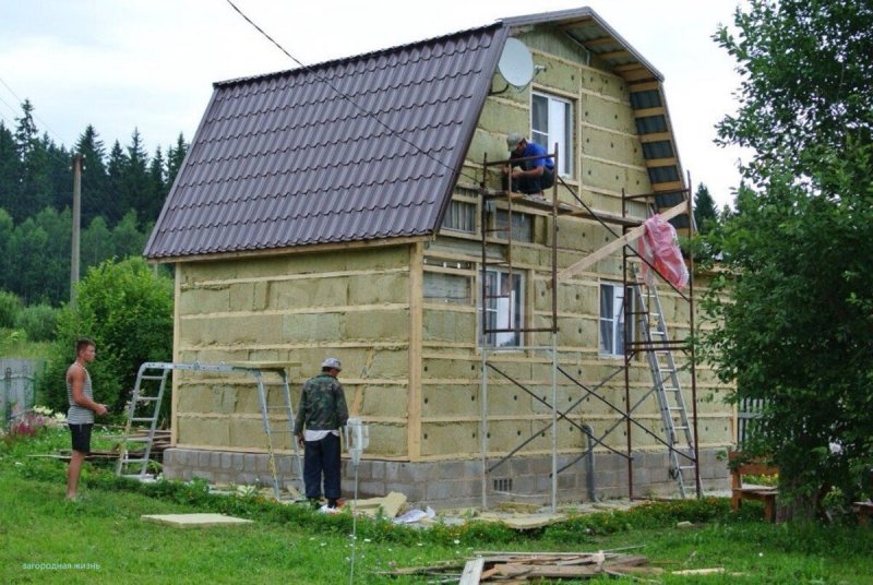 Каркасный дом под сайдинг
