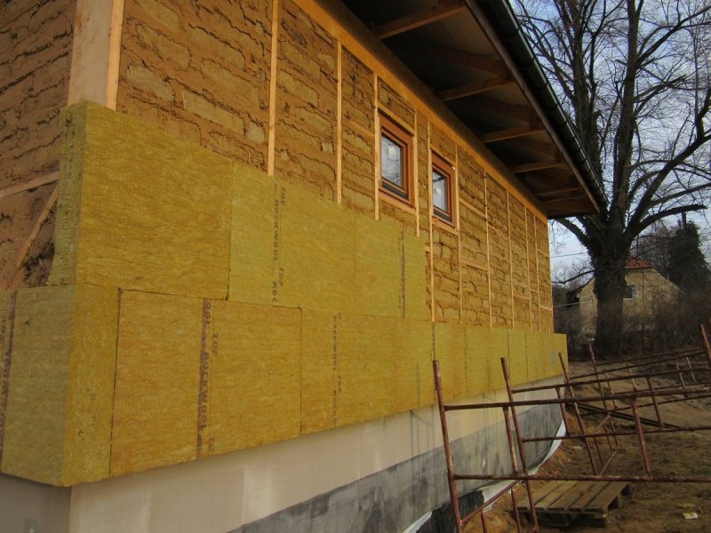 Теплоизоляция стен снаружи