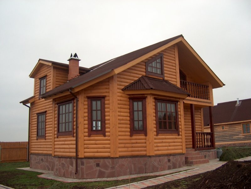 Фасад блок Хаус