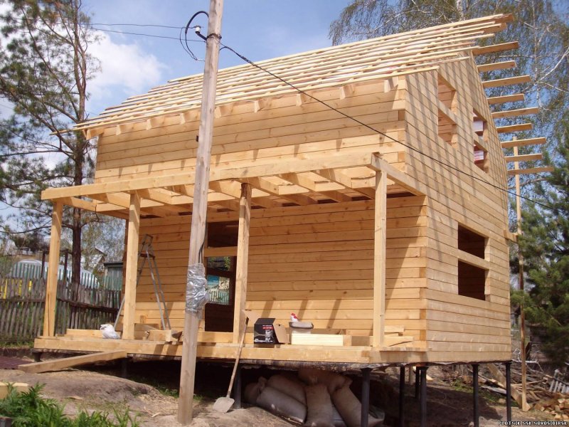 Постройки из бруса для дачи