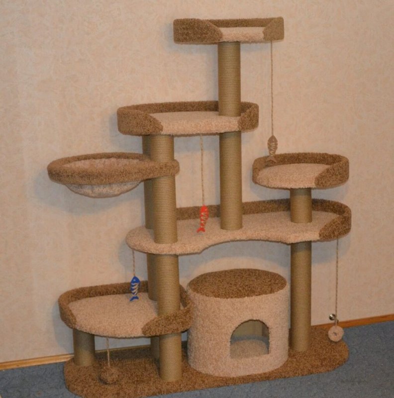 Игровой комплекс tm07 для кошек, 550*550*1200мм
