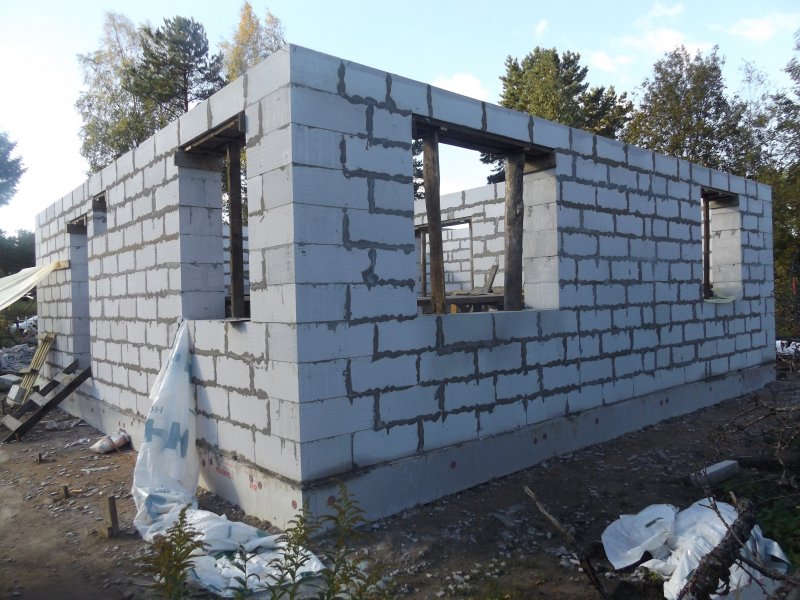 Домик из газобетона