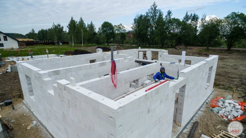 Постройки из газобетонных блоков