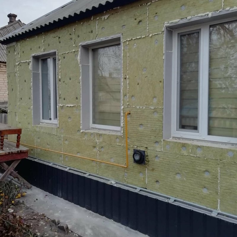 Утепление фасада дома снаружи минватой