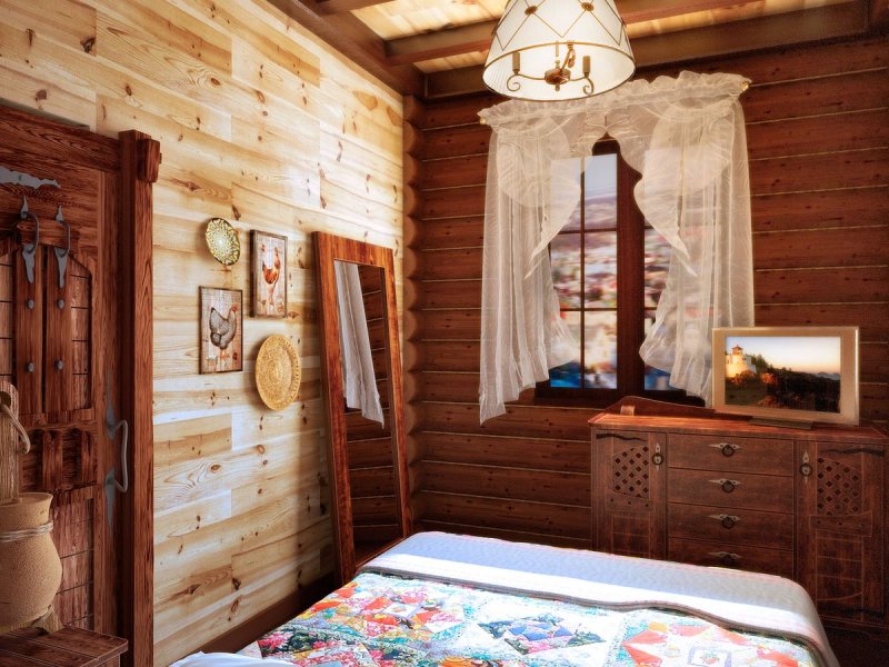 Спальня в Старорусском стиле