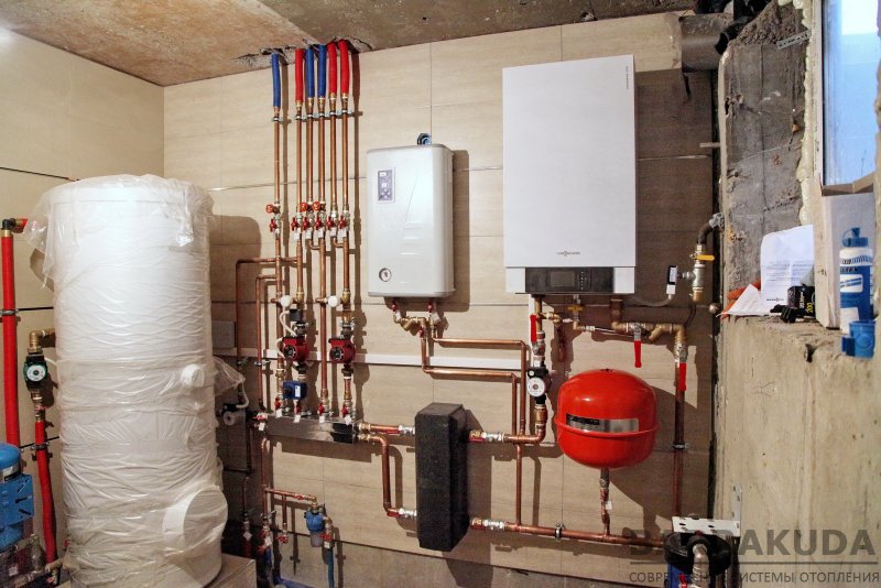 Газовый котел в котельной