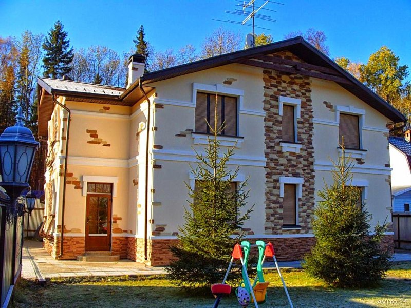 Отделка фасада газобетонного дома