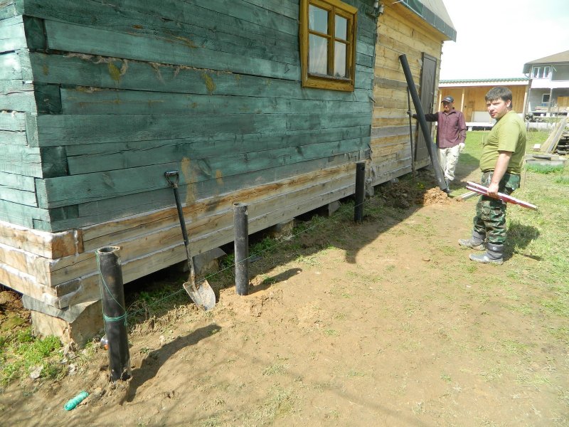 Фундамент для деревянного дома