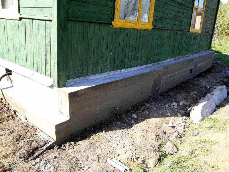 Реконструкция старого фундамента