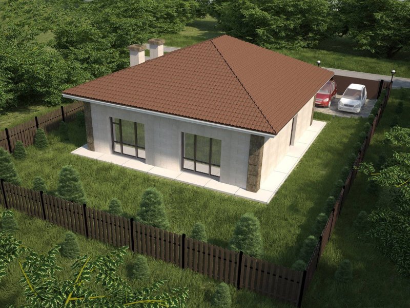 Красивый дом на 5 сотках