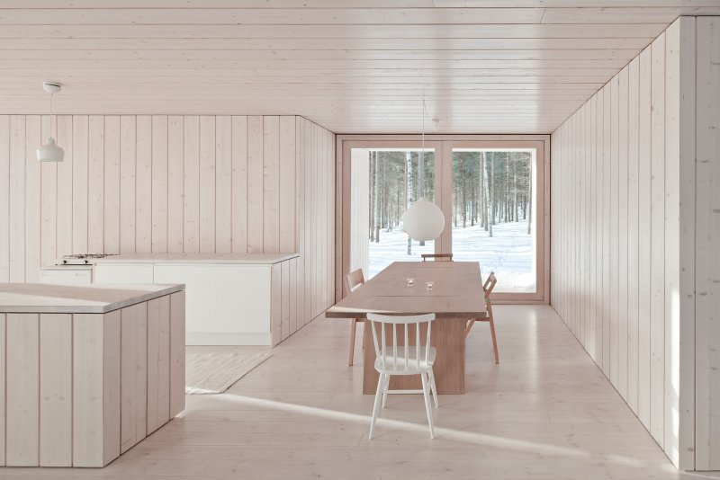 Минималистичный домик, Avanto Architects (Виррат, Финляндия)