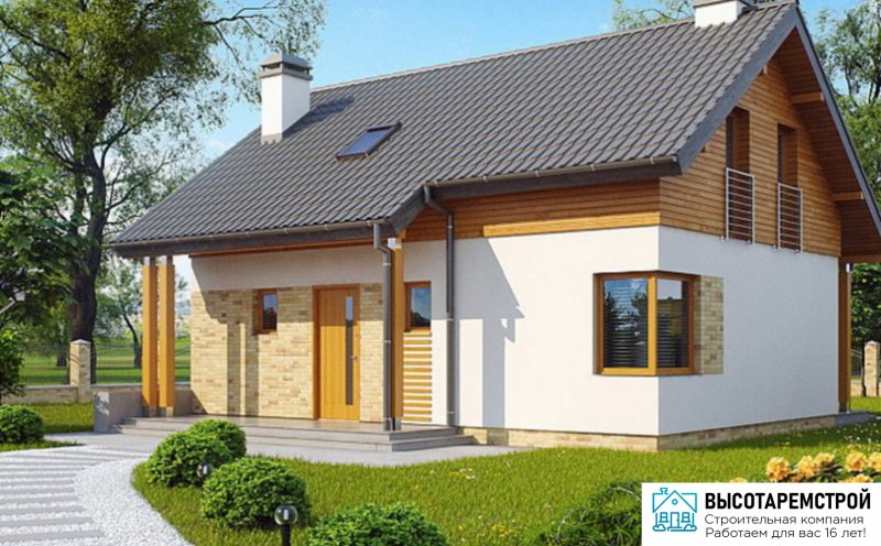Дом с мансардой 150м2