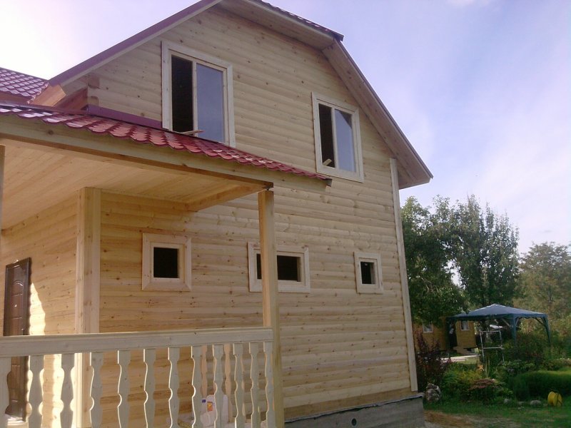 Дом из проф бруса фото