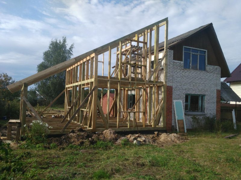 Каркасный пристрой
