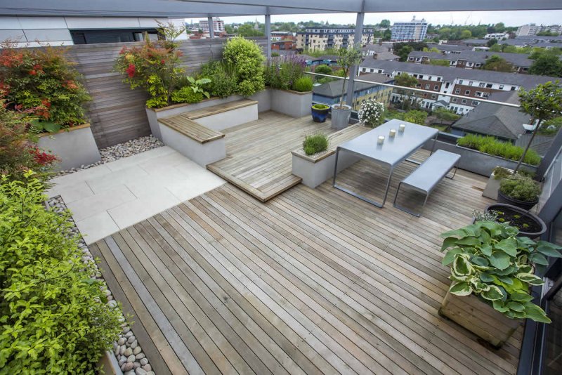 Эксплуатируемая плоская кровля Green Roof