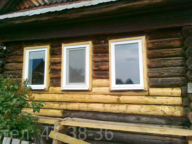 Пластиковые окна для деревенского дома