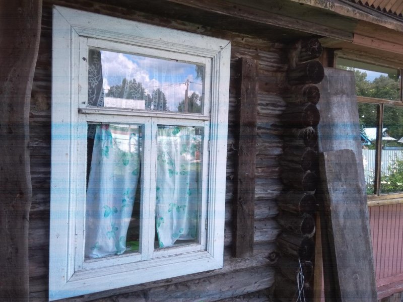 Пластиковые окна в старый бревенчатый дом