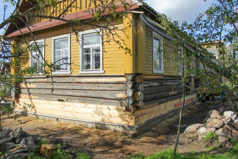 Фундамент старых деревянных домов