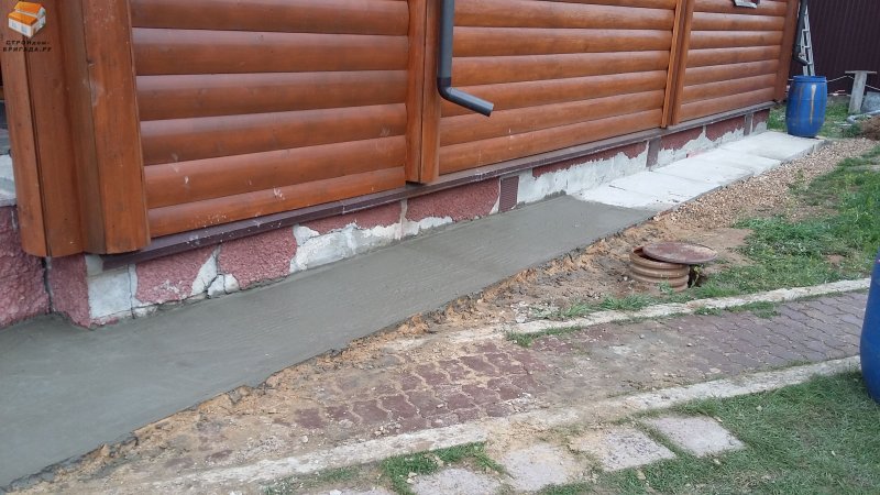 Отливы для отмостки фундамента