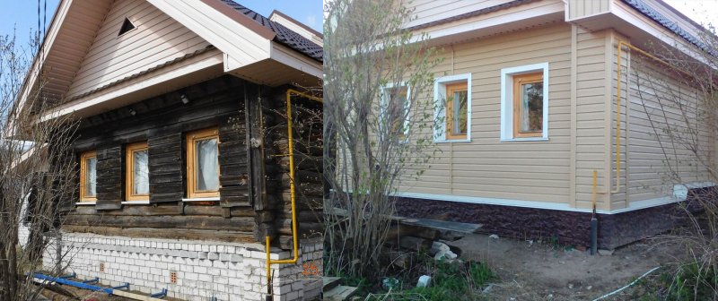 Отделка старых домов снаружи