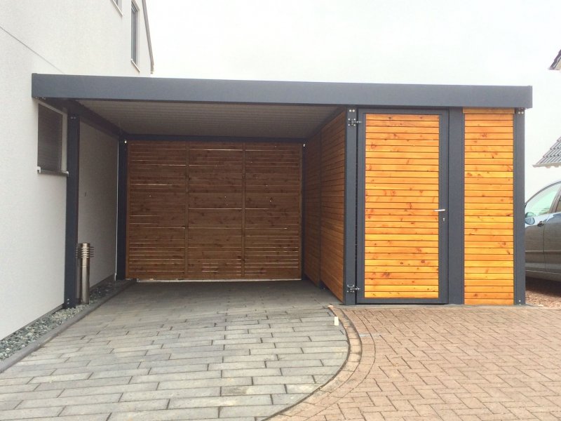 Carport aus Metall