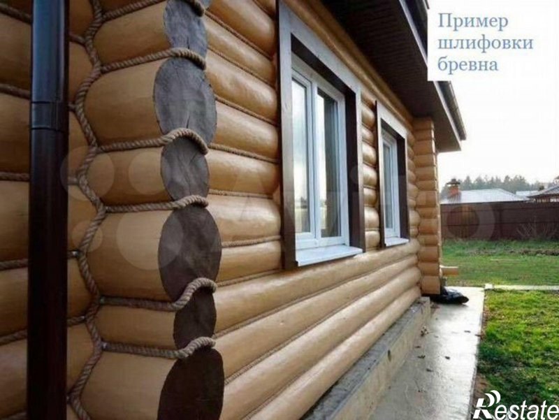 Отделка бревна снаружи