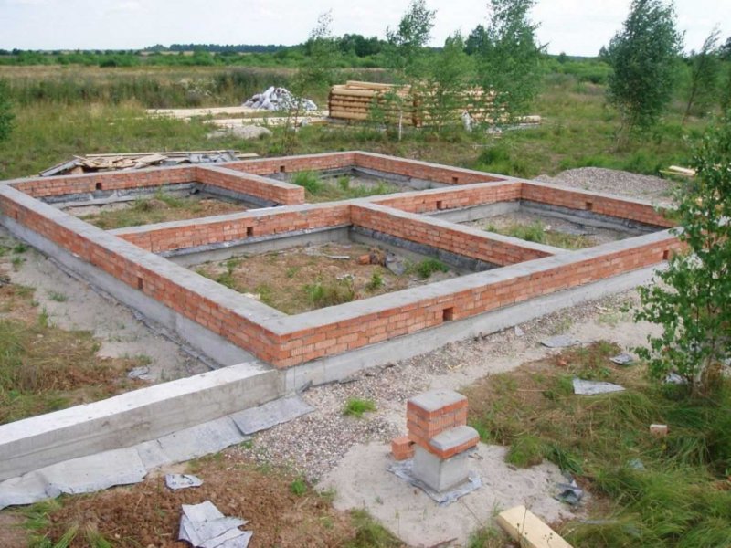 Ленточный фундамент 300х400