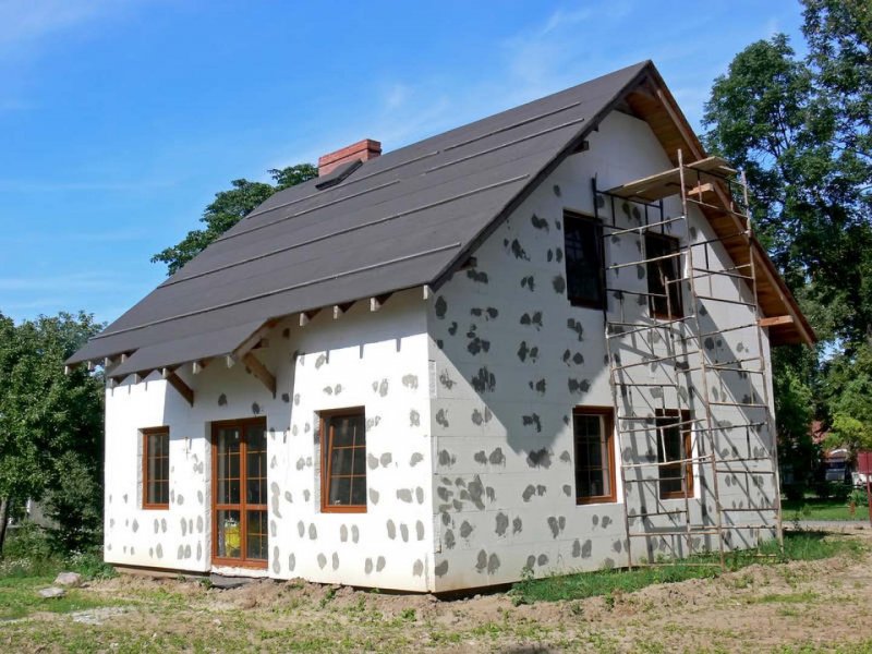 Утеплить дом пенопластом