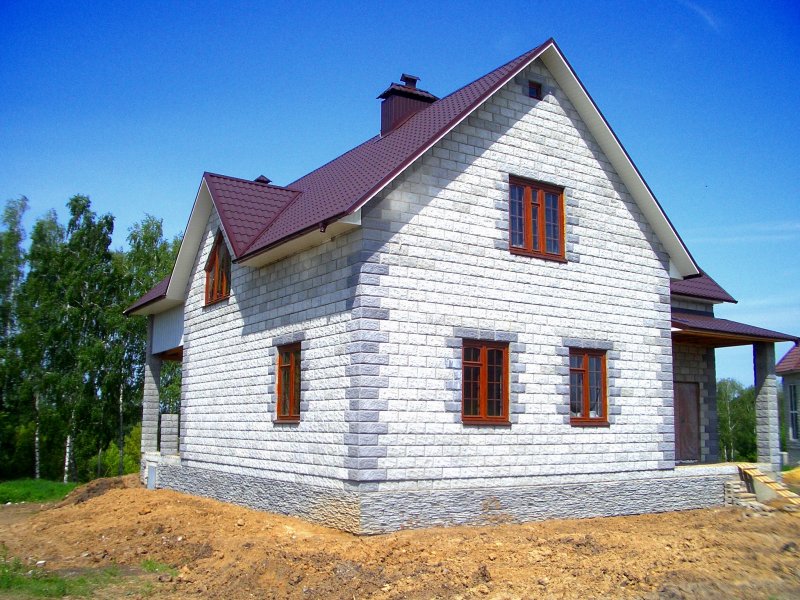 Стройка домов из пеноблоков
