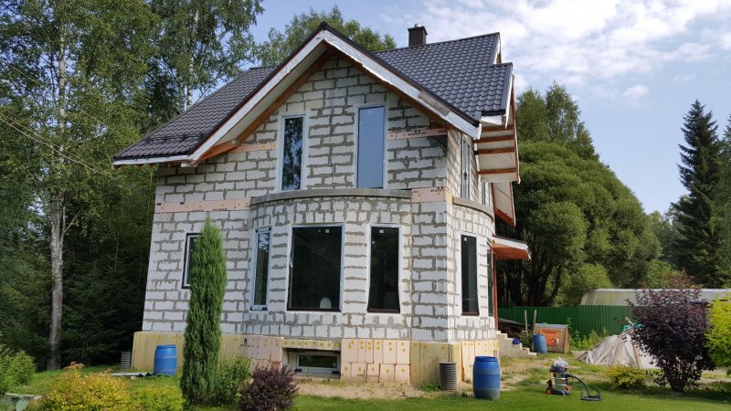 Дом из газоблока