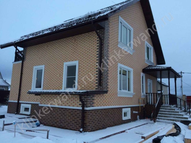 Клинкерные термопанели Klinkerwand Universal с плиткой