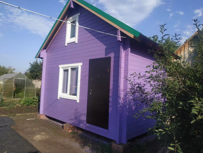 Покраска дачи снаружи своими руками