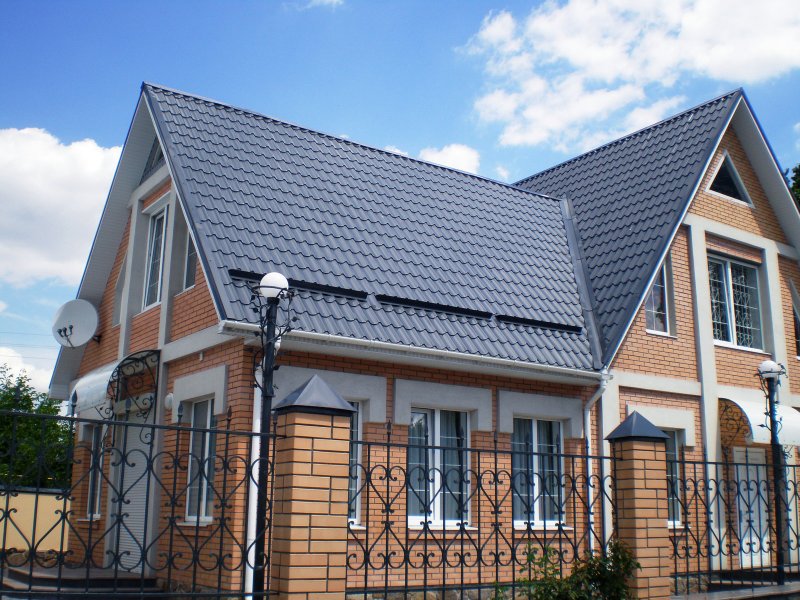 Металлочерепица Классик 0,5 Satin RAL 7024