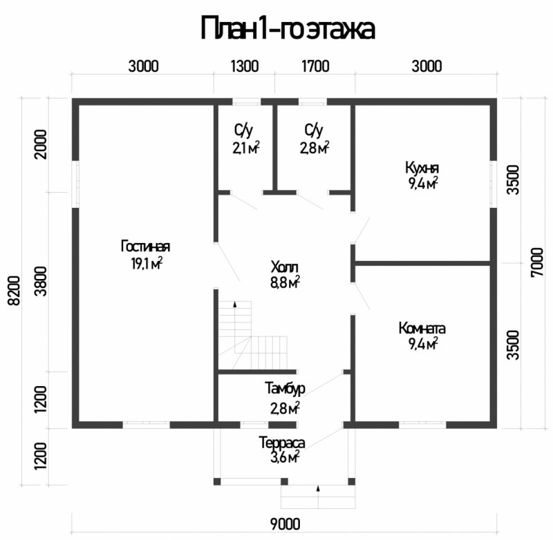 Проекты домов 7 на 9 с мансардой