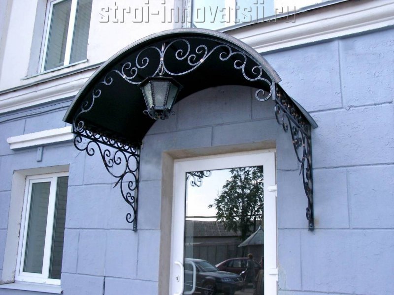Козырек ковка