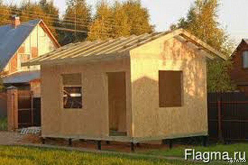 Сарай из СИП панелей