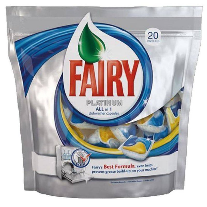 Fairy Original all in 1 капсулы (лимон) для посудомоечной машины
