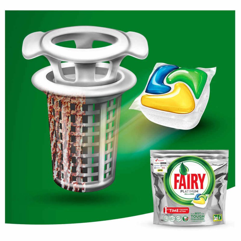 Fairy Original all in 1 капсулы (лимон) для посудомоечной машины