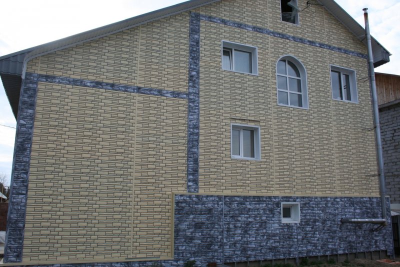 Сайдинг цокольный 220*2000мм экс капучино Доломит