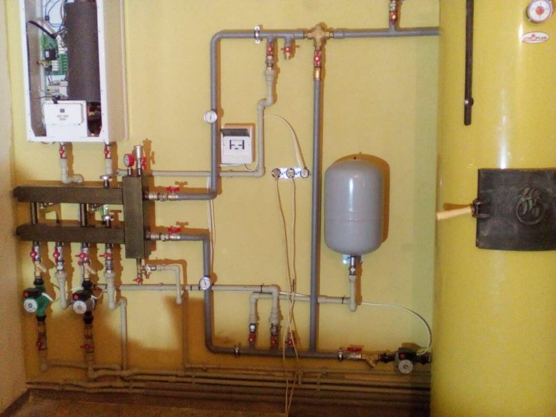 Обвязка котла Protherm 40 с гидравлической стрелкой