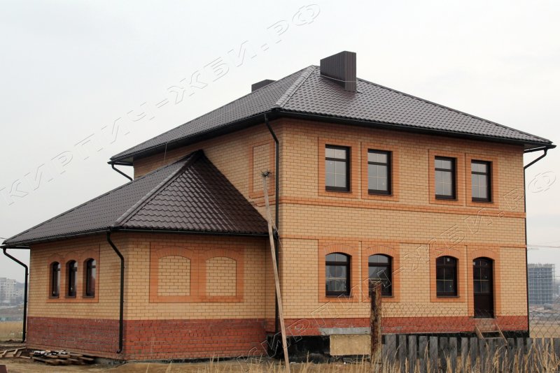 Солома кирпич Брылино коттедж